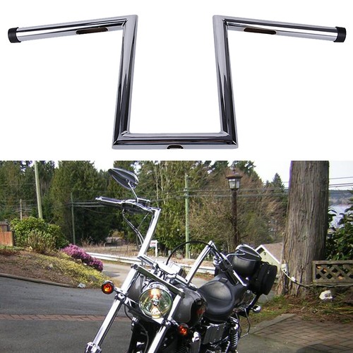 For Honda Shadow VT 750 1100 / VTX 1300 1800 8" 10" Rise 1" Ape Hanger Handlebar - Bild 22 von 32