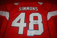 ISAIAH SIMMONS Arizona Cardinals Autographed signed Jersey Beckett COA U73762
