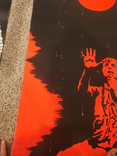 Vintage Shohar Black Light Poster 1960s Or 1970s Original Headshop - Picture 4 of 22