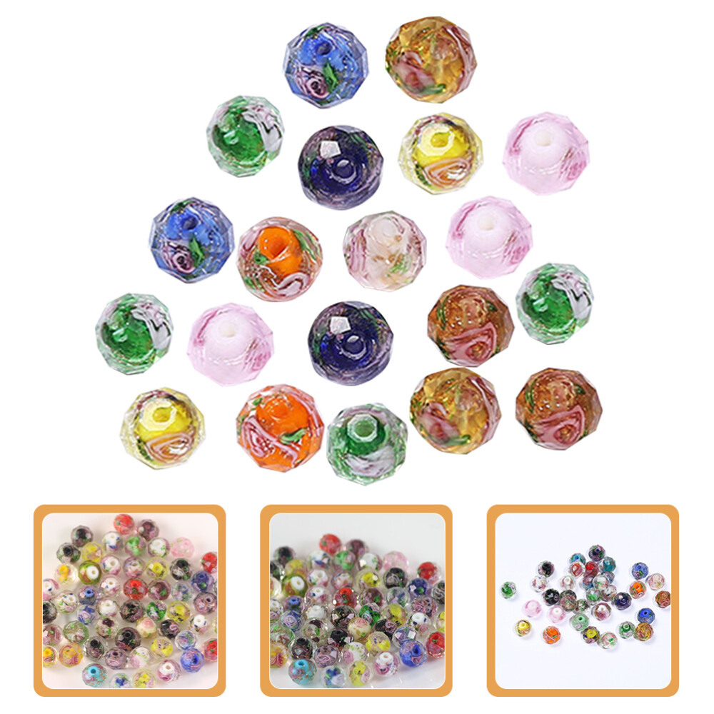 2 Pack Faceted Glass Beads for Bracelets Making Necklace DIY Earring eBay