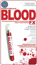 Tinsley Transfers Bright Red Hollywood Quality Hydrophobic Fake Blood FX, Red