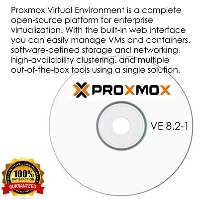 Proxmox Virtual Environment VE 8.2-1 DVD - Enterprise Virtualization Platform