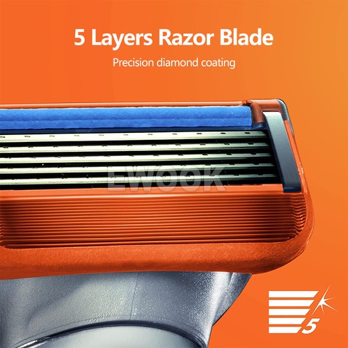 Up to 48x Replacement Blades For Gillette Fusion Razor Shaver Shaving Trimmer - Picture 3 of 18