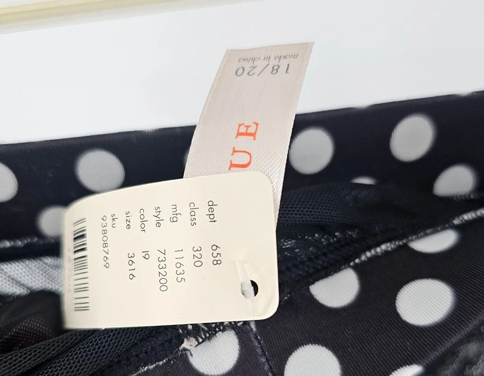 De Colección Años 90 Y2k Cacique Lencería Falda Transparente 18/20 Lunares Foto 3 de 3