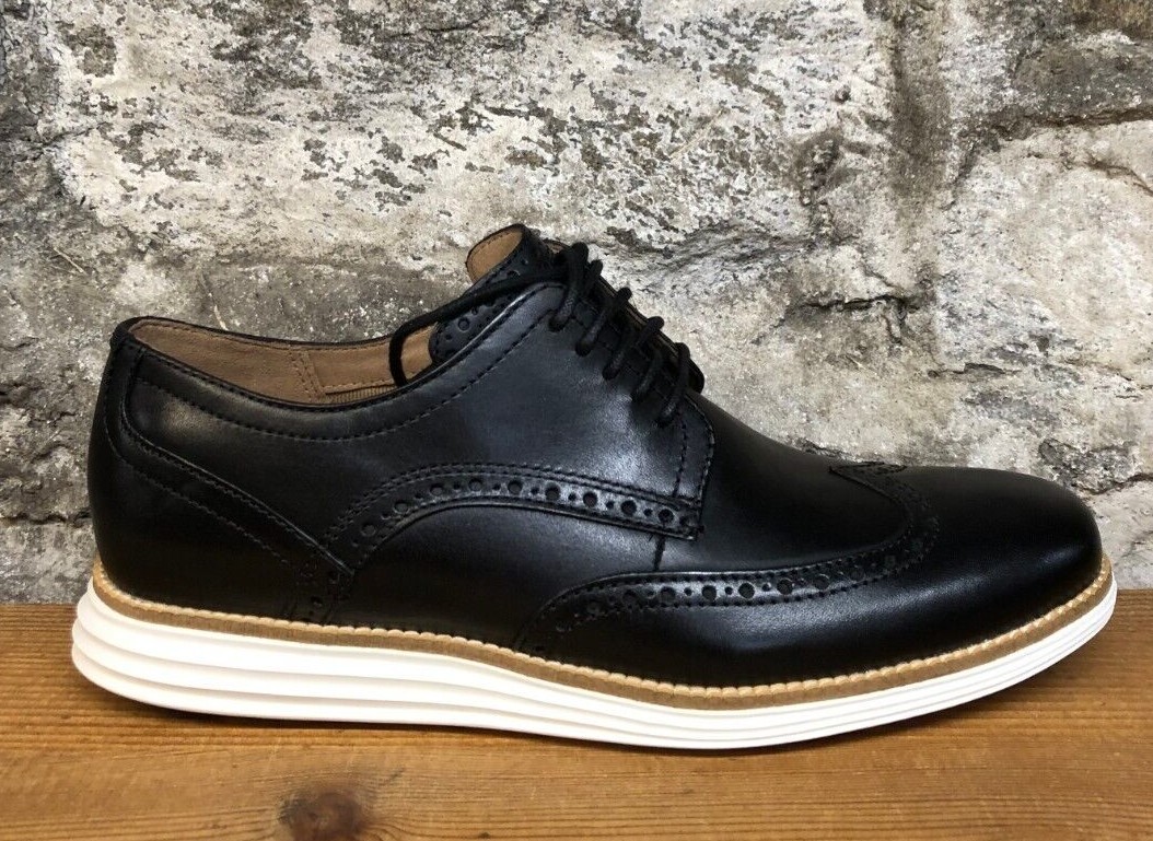 COLE HAAN ORIGINAL GRAND WINGTIP OXFORDS BLACK C26469 NEW IN  display picture 3