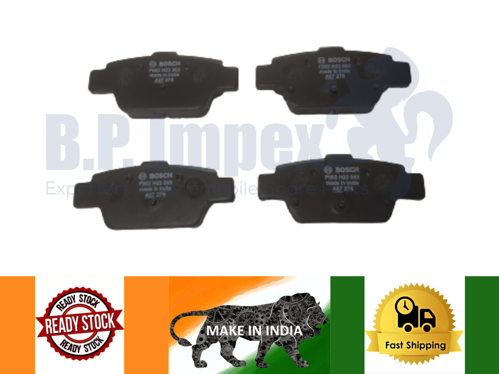 Rear Brake Pad 0604BAB00700N ,0603BAA01030N For Xuv 500 1st And 2nd Gen