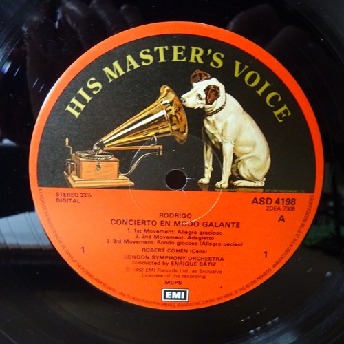ASD 4198 RODRIGO Cello&Violin Concertos ENRIQUE BATIZ LSO HMV STEREO LP EX+ - Picture 3 of 4