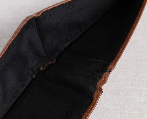 Vintage Christian Dior Mens Bifold Wallet - Brown Leather - Picture 9 of 11