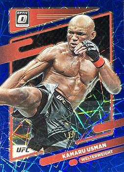 Kamaru Usman 2022 Donruss Optic UFC - Blue Velocity #42 -