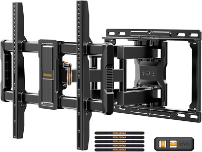 Soporte de pared para TV de movimiento completo para televisores curvos planos d