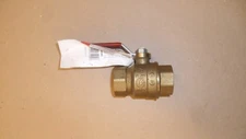 Mueller Industries 1" Forged Brass Ball Valve 400 PSI Non-Shock WOG 150 PSI WSP