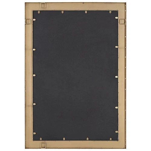 Uttermost Cocos Rectangular Coconut Shell and Iron Metal Mirror in Dark Gold - Picture 4 of 7