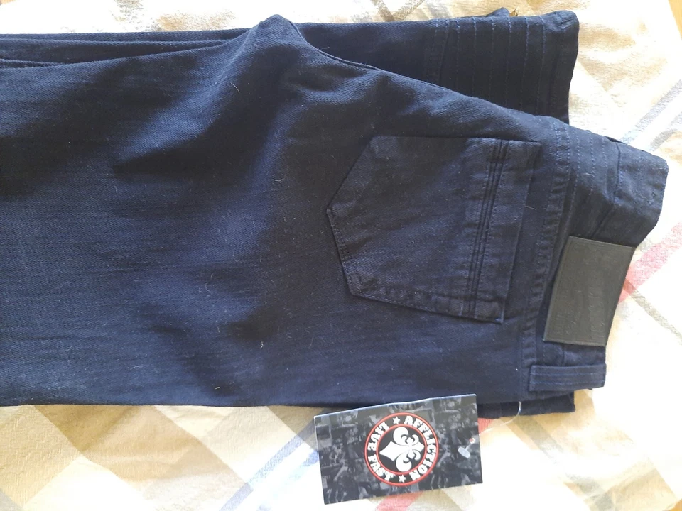 Vaqueros ajustados negros para mujer AFFLICTION Foto 2 de 4