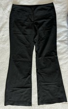 Vintage 2006 Express Womens Size 8 Publicist Pants Black Flare Design Studio