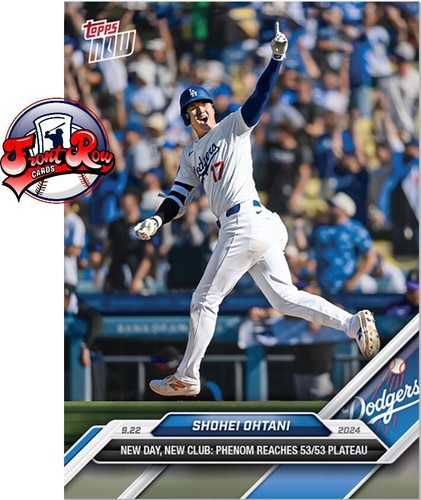 Shohei Ohtani 2024 TOPPS NOW 743 Creates 53/53 CLUB presale
