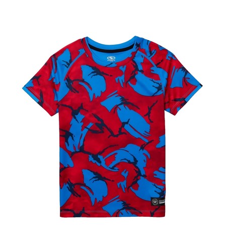 T-shirt Baseball Tek Gear Power Hitter Gris - Taille L - Occasion Très Bon état