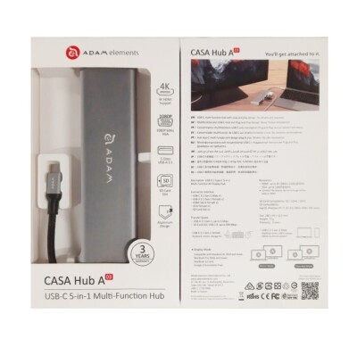 Adam Elements Casa Hub A03 Multi-Function Hub 5in1, HDMI,VGA,SD,Micro SD,USB-A