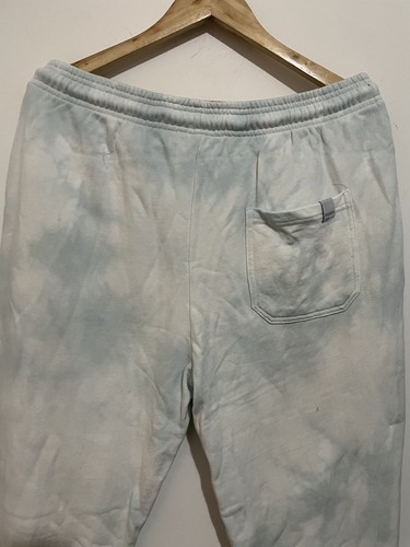 GHANDA Size 16 Women Track Pants White Blue Jogger Sweatpants Logo Gym Walking - Picture 9 of 15