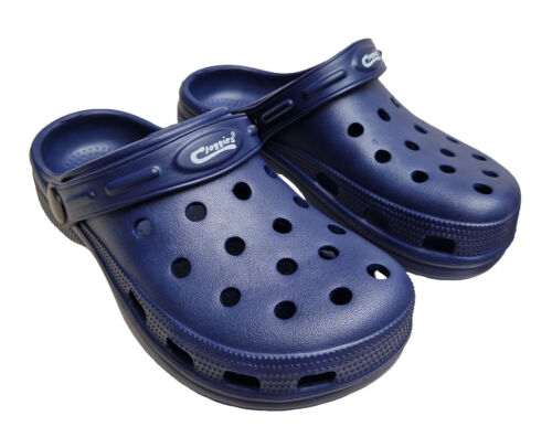Town & Country Kids Clogs Children Beach Holiday Back Strap Lightweight Cloggies - Picture 2 of 21