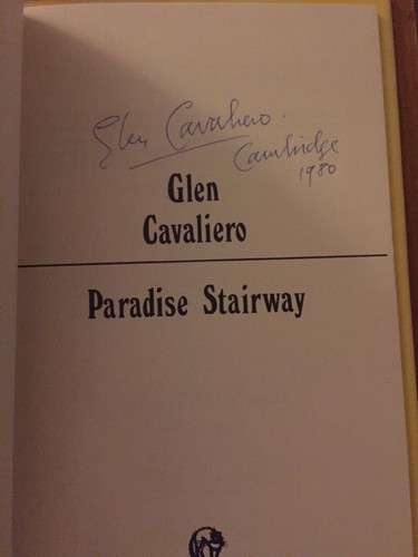 Glen CAVALIERO / Paradise Stairway Signed 1st Edition 1977 Autographed - Picture 4 of 4