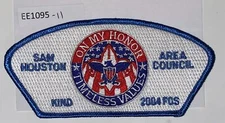 Boy Scout JSP Sam Houston Area Council 2004 FOS Kind