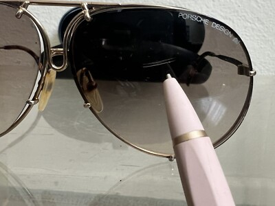 VINTAGE CARRERA PORSCHE DESIGN SUNGLASSES Gold 5623 Case AUSTRIA