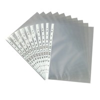 10 Herlitz ProspekthüLlen / Din A4 / Genarbt