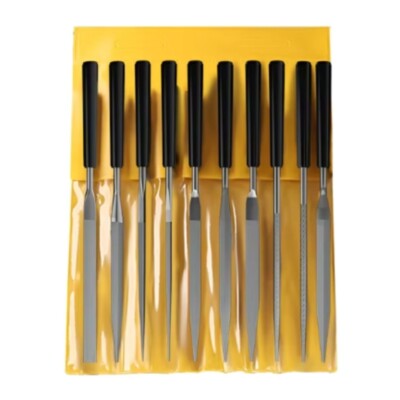 Fine Toothed File Set for Smooth Polishing of Metal and Glass Sculpting Crafting