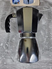 Stovetop Moka Metal Espresso Diamante Coffee Pot Tea Pot Made In Italy 🔥