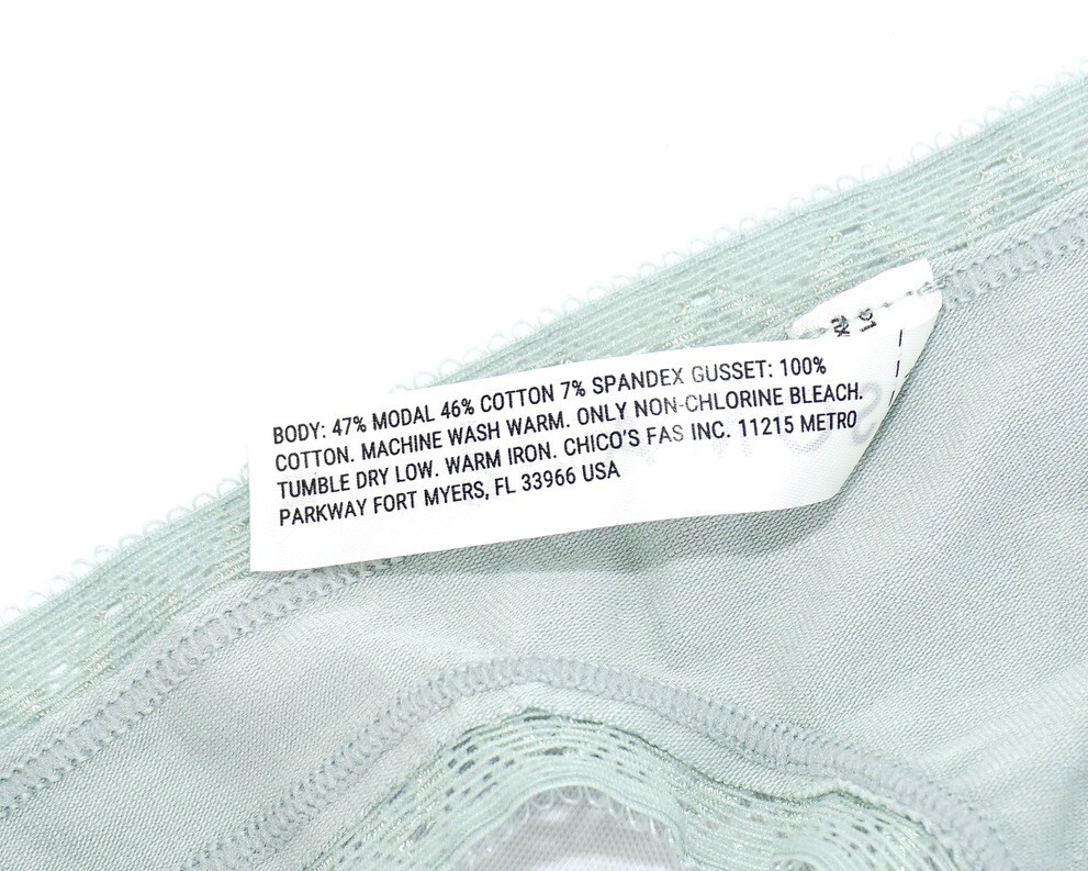 【☺︎】 Soma Intimates Cotton Modal Thong ~Jade Surf~ Size: M [New