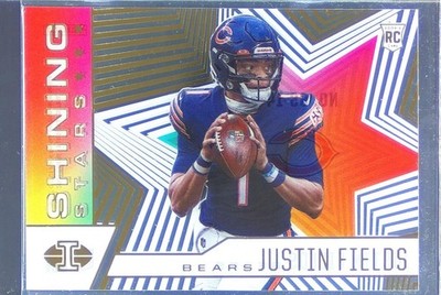 2021 Illusions Justin Fields RC #SS-14 Bears Shining Stars