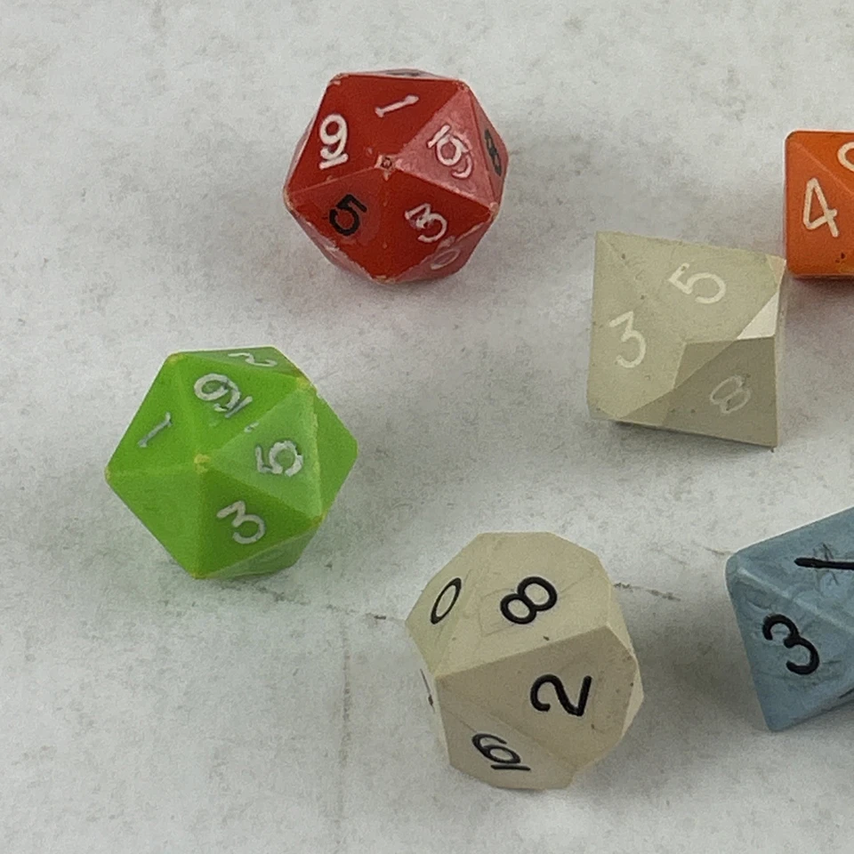 Lote De 11 Dados De Colección Dungeons Dragons Varios Tamaños Y Formas Foto 2 de 4