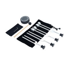 1 Set Tuning Forks For Healing 128Hz 136.1Hz 256Hz 384Hz Fit For Acupuncture