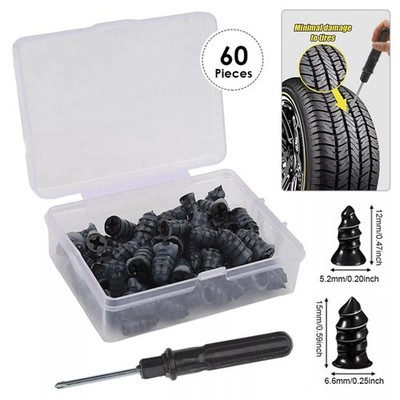 60P Tire Repair Kit DIY Flat Tire Repair Car Truck Motorcycle Home Plug Patch==*