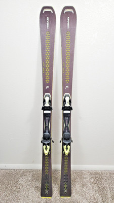 158cm HEAD Super JOY Allride Rocker Carving All-Mtn Women Skis / Adjustable Bdng
