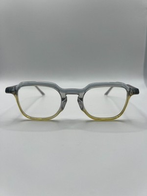 RES REI Charles 47-21 Grau Gelb Eckig Brille Gestell