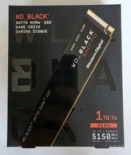 WD BLACK 1TB NVMe SSD Internal Solid State Drive SN770 - WDS100T3X0E-00B3N0