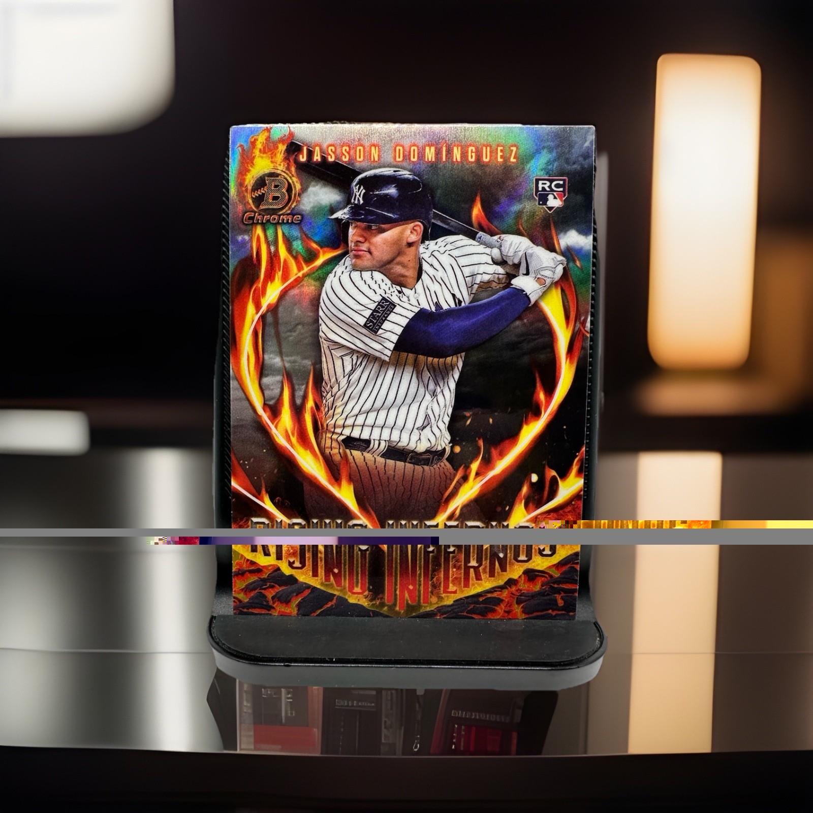 2024 Bowman Chrome Rising Infernos Jasson Dominguez RC #RI-2 Yankees
