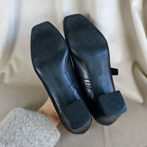 Vintage Franco Sarto Classic Black Mary Jane Leather Pumps, $44 - Photo 4
