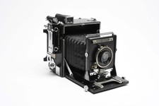 Graflex Speed Graphic 4x5 camera w/Zeiss 13.5cm f4.5 lens, CLA'd, Great 