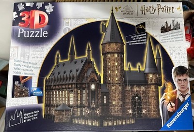 Ravensburger LED 3DPUZZLE 11550 HARRY POTTER - HOGWARTS SCHLOSS - Night Edition