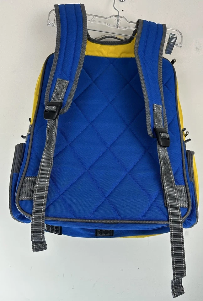 Mochila Billabong Vintage Bolso Grande Aislado Años 90 Ropa de Surf Azul y Amarillo De Colección Foto 2 de 4