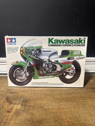TAMIYA KAWASAKI KR500 1/12 . Item14028 Sealed from Japan