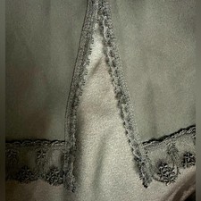 Wondermaid Half Slip Skirt Black Maxi Lingerie Beautiful Lace Detailing Size S