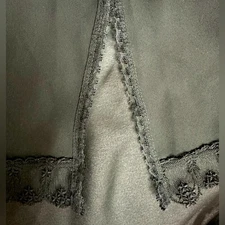 Wondermaid Half Slip Skirt Black Maxi Lingerie Beautiful Lace Detailing Size S