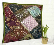 Patchwork Pillow 30" Handmade Cushion Cover Case Decor Sofa Festive Season Gift