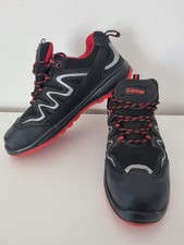 Centek Safety Steel Toe Cap Safety Boot Trainers Shoes Red Black UK SIZE 7 - 8
