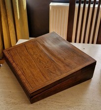 Antique Georgian Sir Robert Peel Parquetry Inlaid Writing Slope