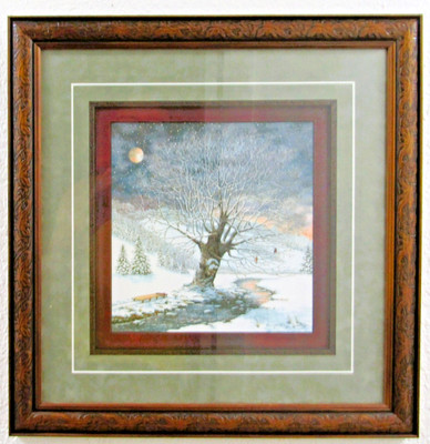 Teresa Pennington Plott Creek Tree in Winter Giclee Print Numbered AP10/30 COA,
