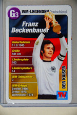 Franz Beckenbauer - 2014 TV direkt Fußball card - ultra rare German item